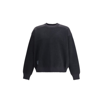 Wool padded crew Sweater
