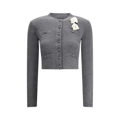 Crocheted flower Cardigan