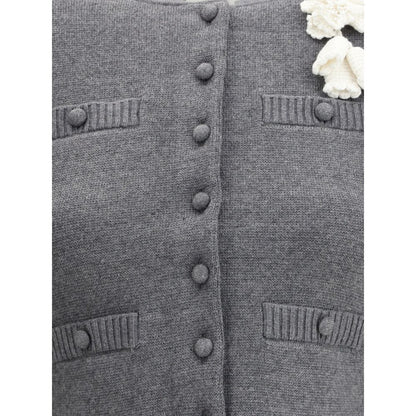 Crocheted flower Cardigan