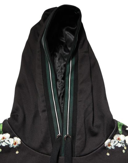 KING Black Orchid Floral Crown Logo Hoodie Sweater