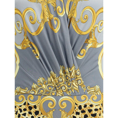 Leopard draped Bodysuit