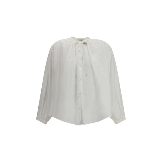 Voile Shirt with embroidery