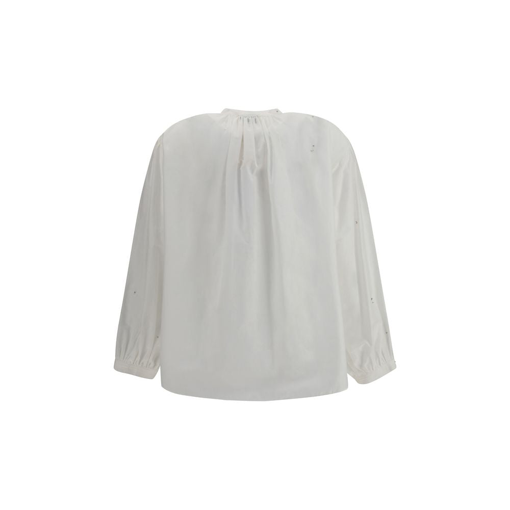 Voile Shirt with embroidery