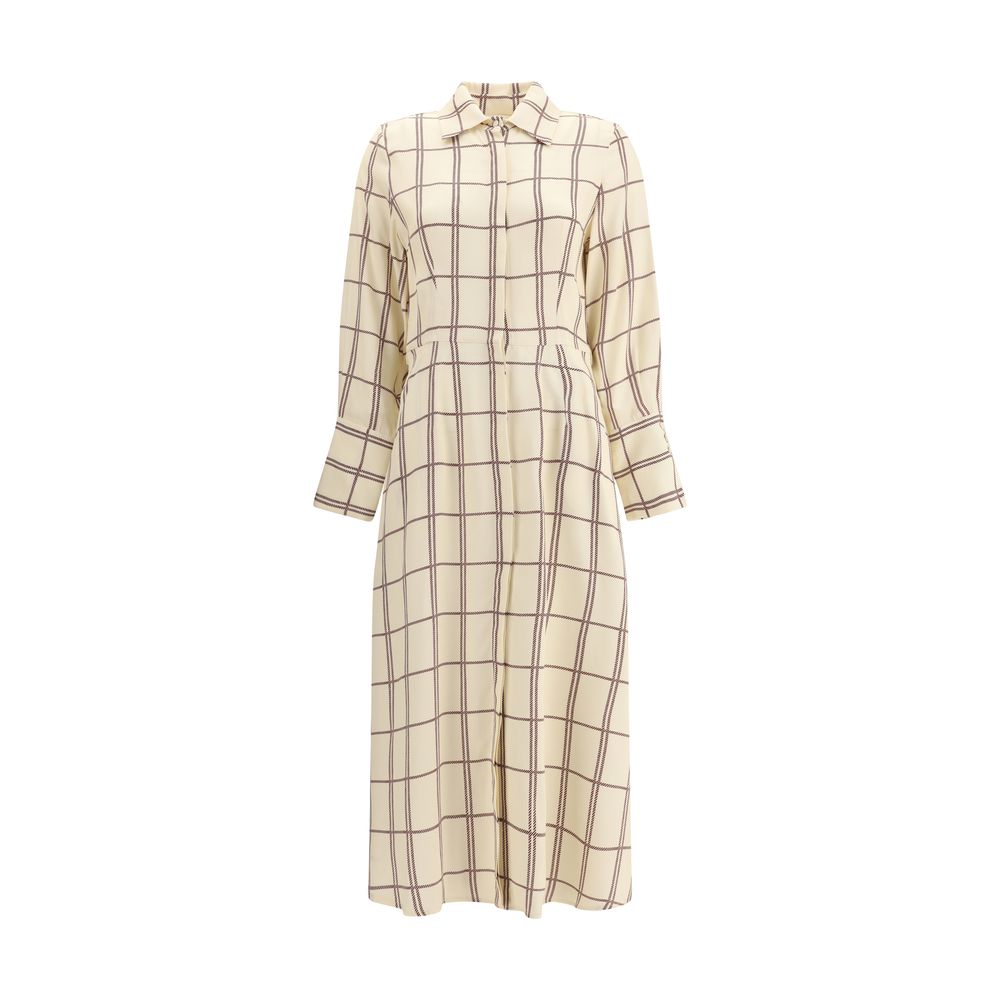 Checked midi Dress