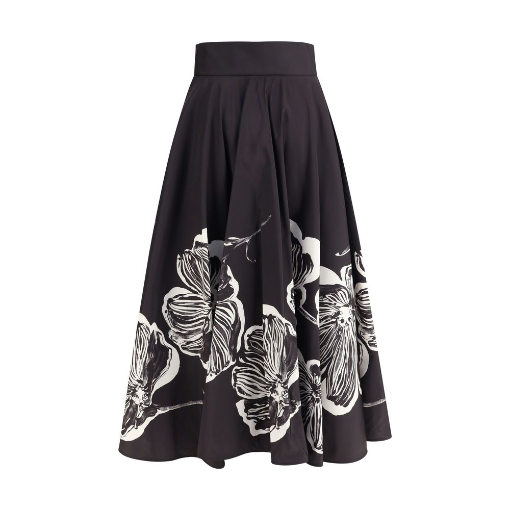 Midi Skirt with floral print