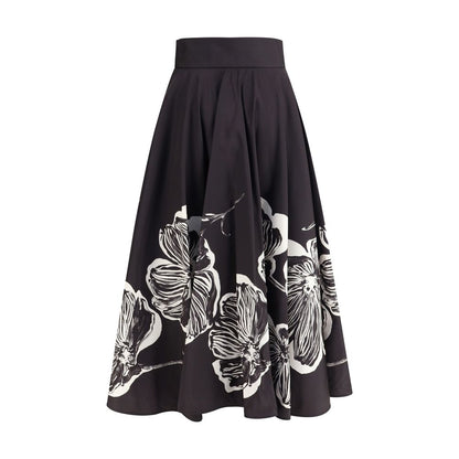 Midi Skirt with floral print