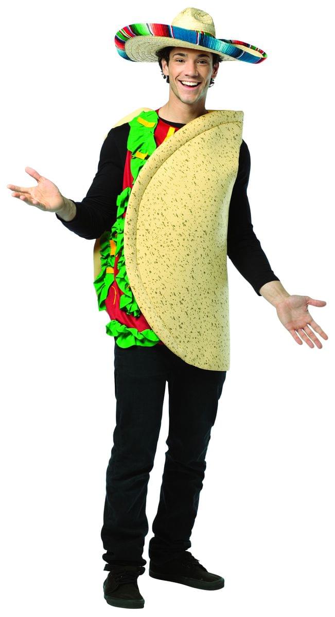 Taco Costume Lightweight Adult One Size Fits Most
