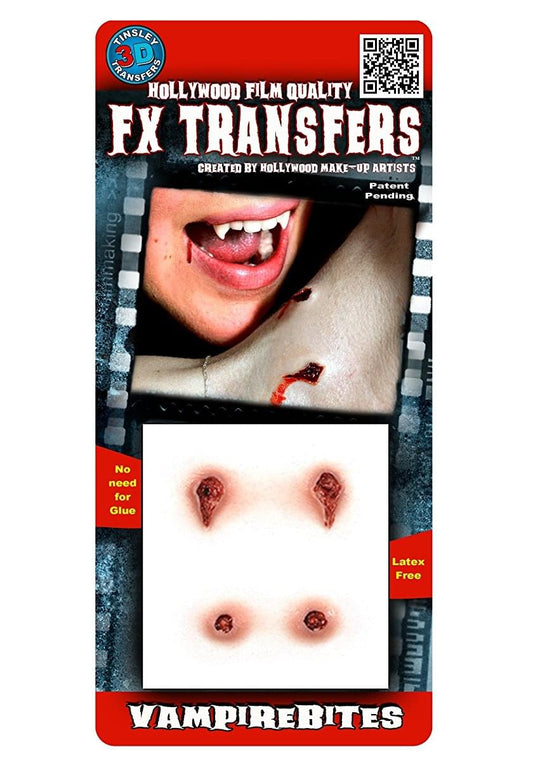 Costume 3D FX Transfers: Small Vampire Bites
