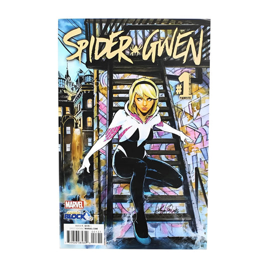 Marvel Spider-Gwen #1 Comic Book (Comic Block Variant Cover)