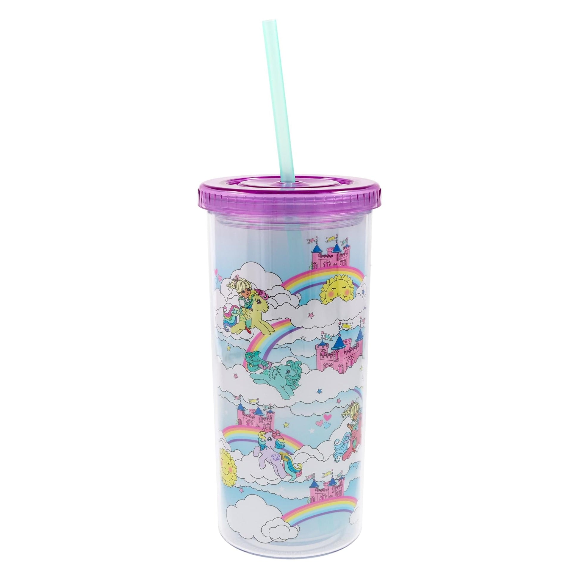 My Little Pony Dream Castle 20-Ounce Carnival Cup With Lid and Straw