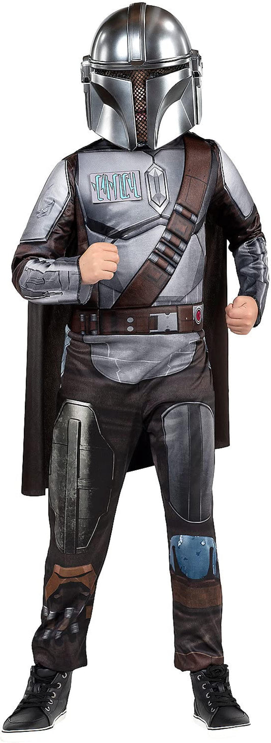Star Wars The Mandalorian Light-Up Child Costume | Large