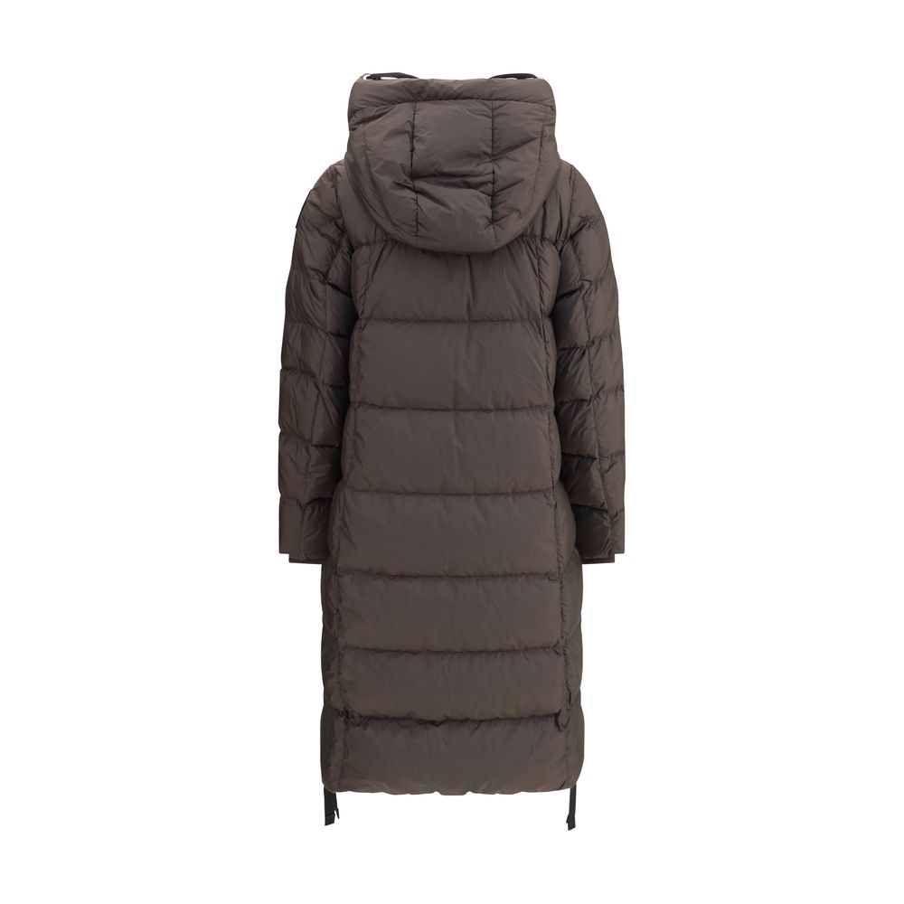 Panda long hooded Down Jacket