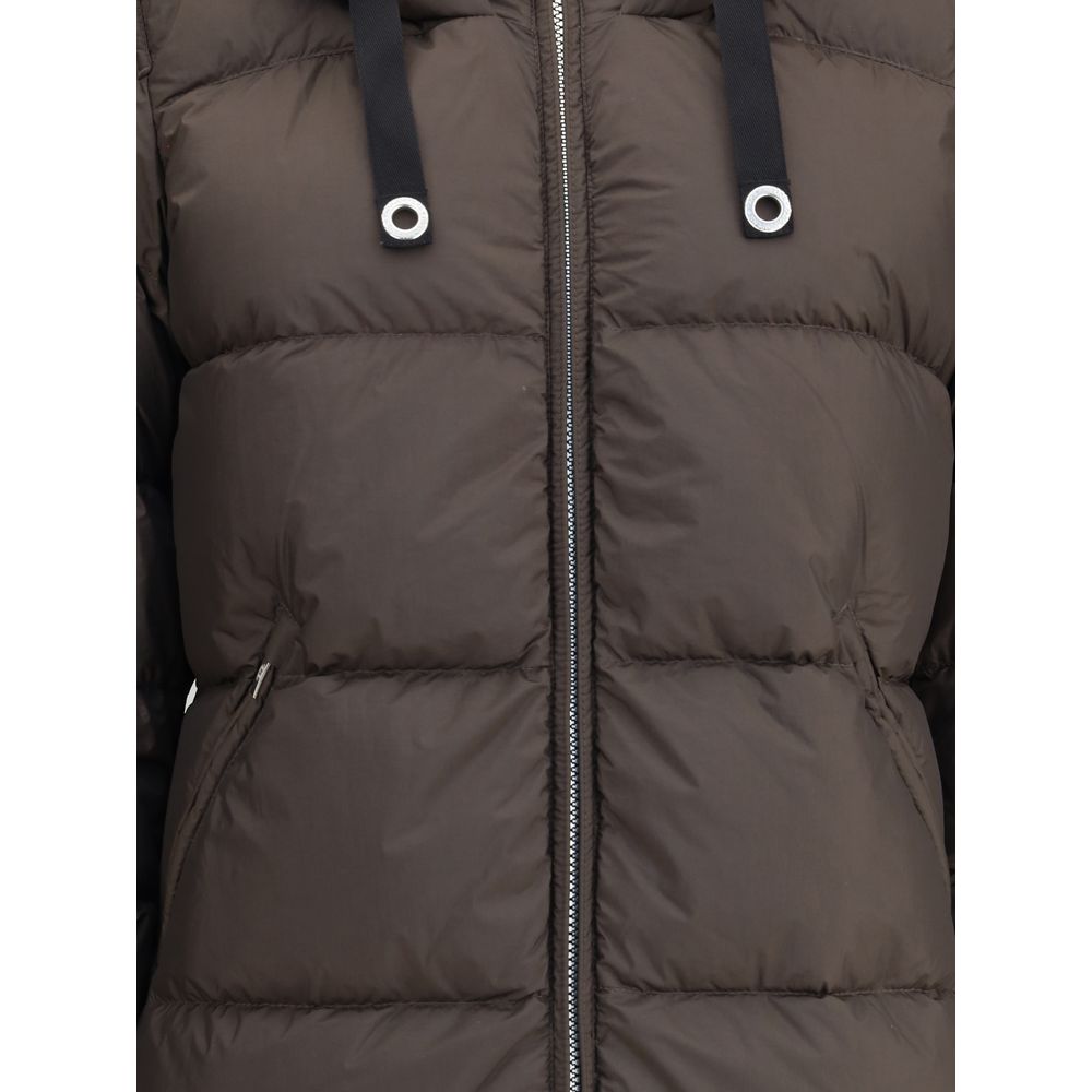 Panda long hooded Down Jacket