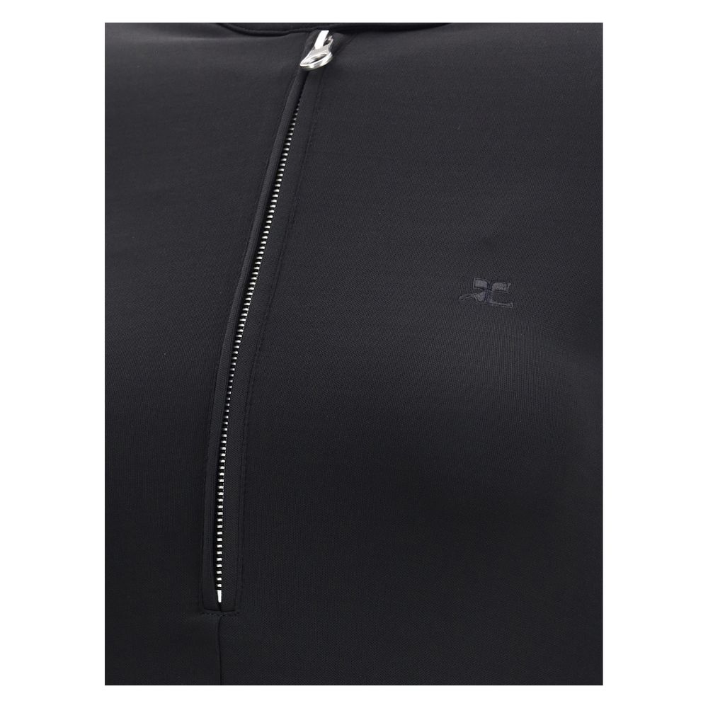 Zippered jersey biker Dress