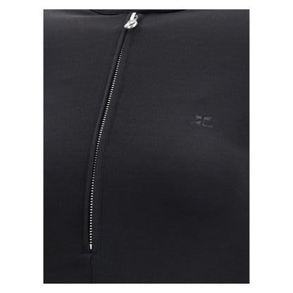 Zippered jersey biker Dress