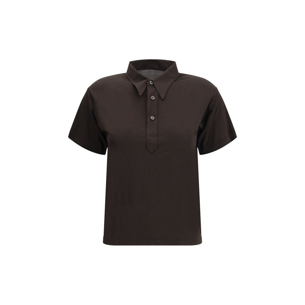 Semi-sheer polo Shirt