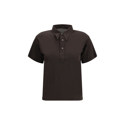 Semi-sheer polo Shirt