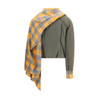 Maxi-scarf Puffer Jacket