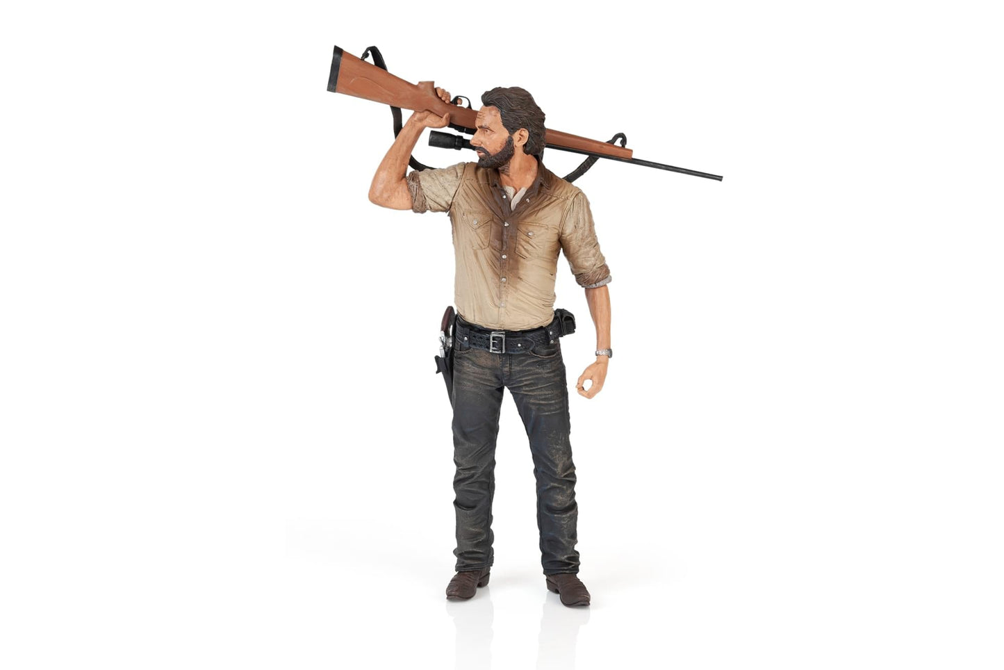 The Walking Dead Rick Grimes Deluxe Poseable Figure | Measures 10 Inches Tall