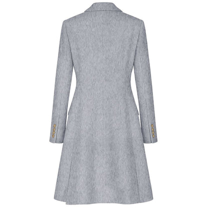 Gray Wool Women Coat