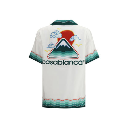 Silk Cuban Collar short sleeve Shirt