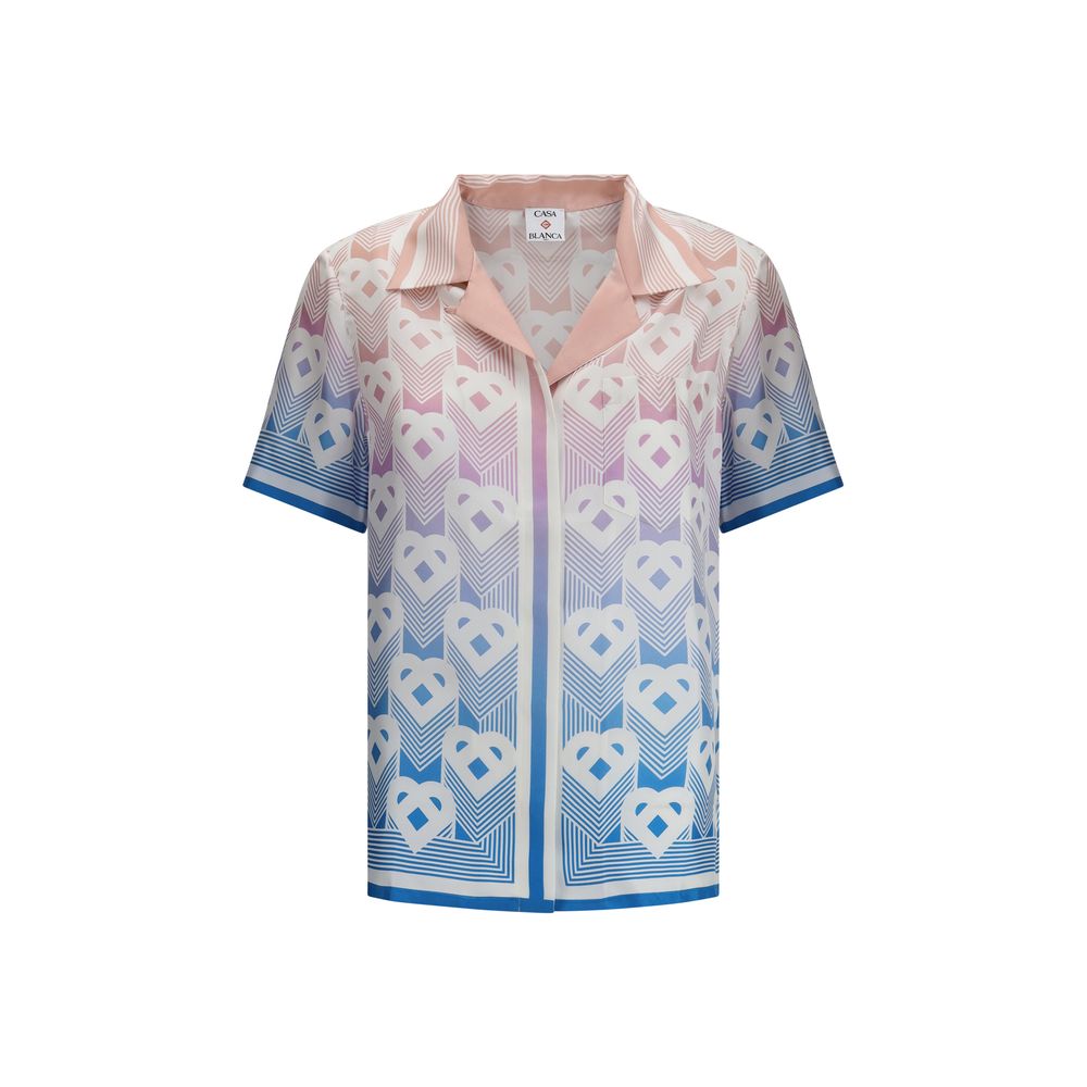 Silk Cuban Collar short sleeve Shirt