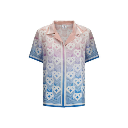 Silk Cuban Collar short sleeve Shirt