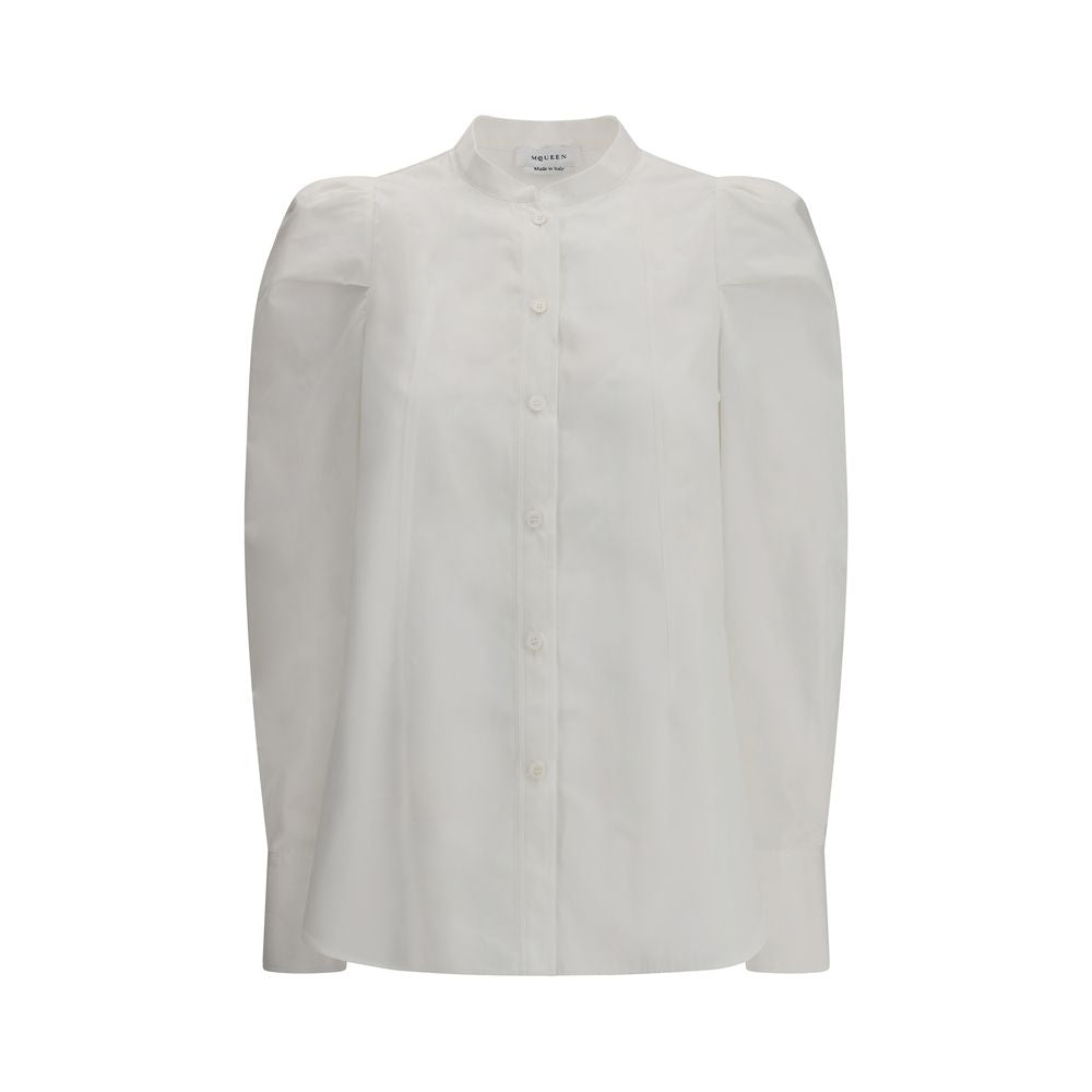 White Shirt with mandarin collar