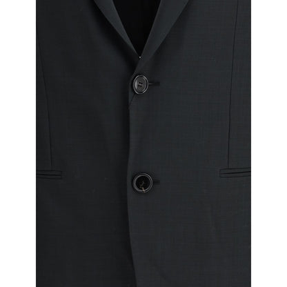 Single-breasted Jacket in virgin wool