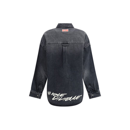 Kenzo x Futura Workwear embroidered japanese Denim Shirt