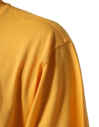 Yellow Secret Graden Floral Cotton CrewNeck T-shirt