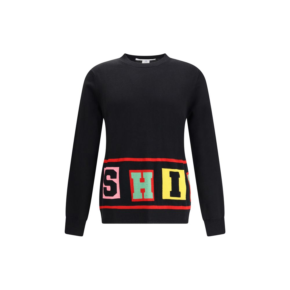 Crewneck Sweater with colorful lettering