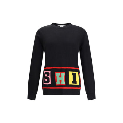 Crewneck Sweater with colorful lettering