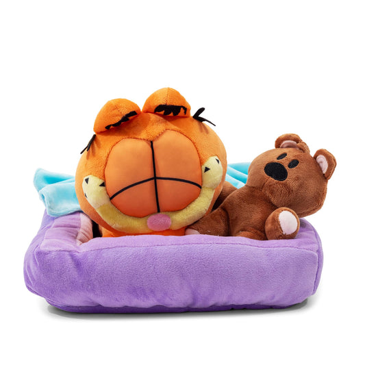 Garfield Sleeping With Pookie 7-Inch Collector Plush