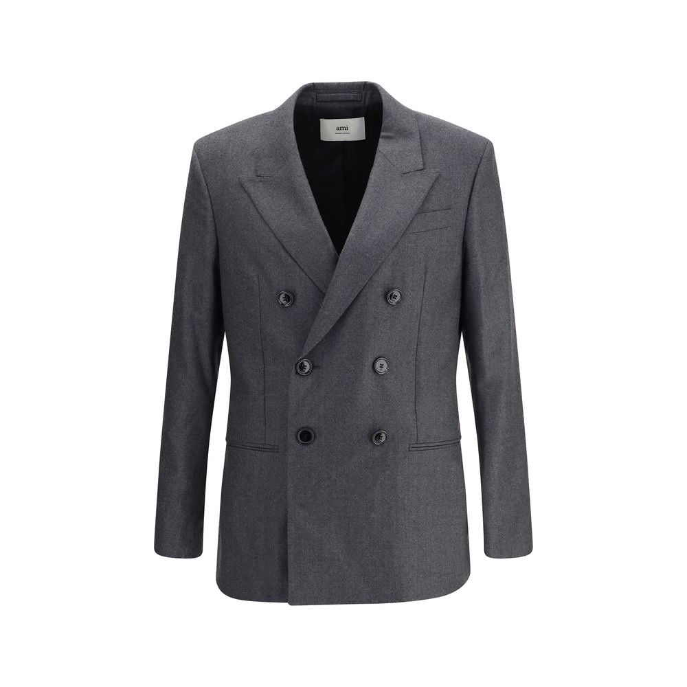 Double-breasted Blazer in Virgin Wool