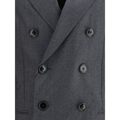 Double-breasted Blazer in Virgin Wool