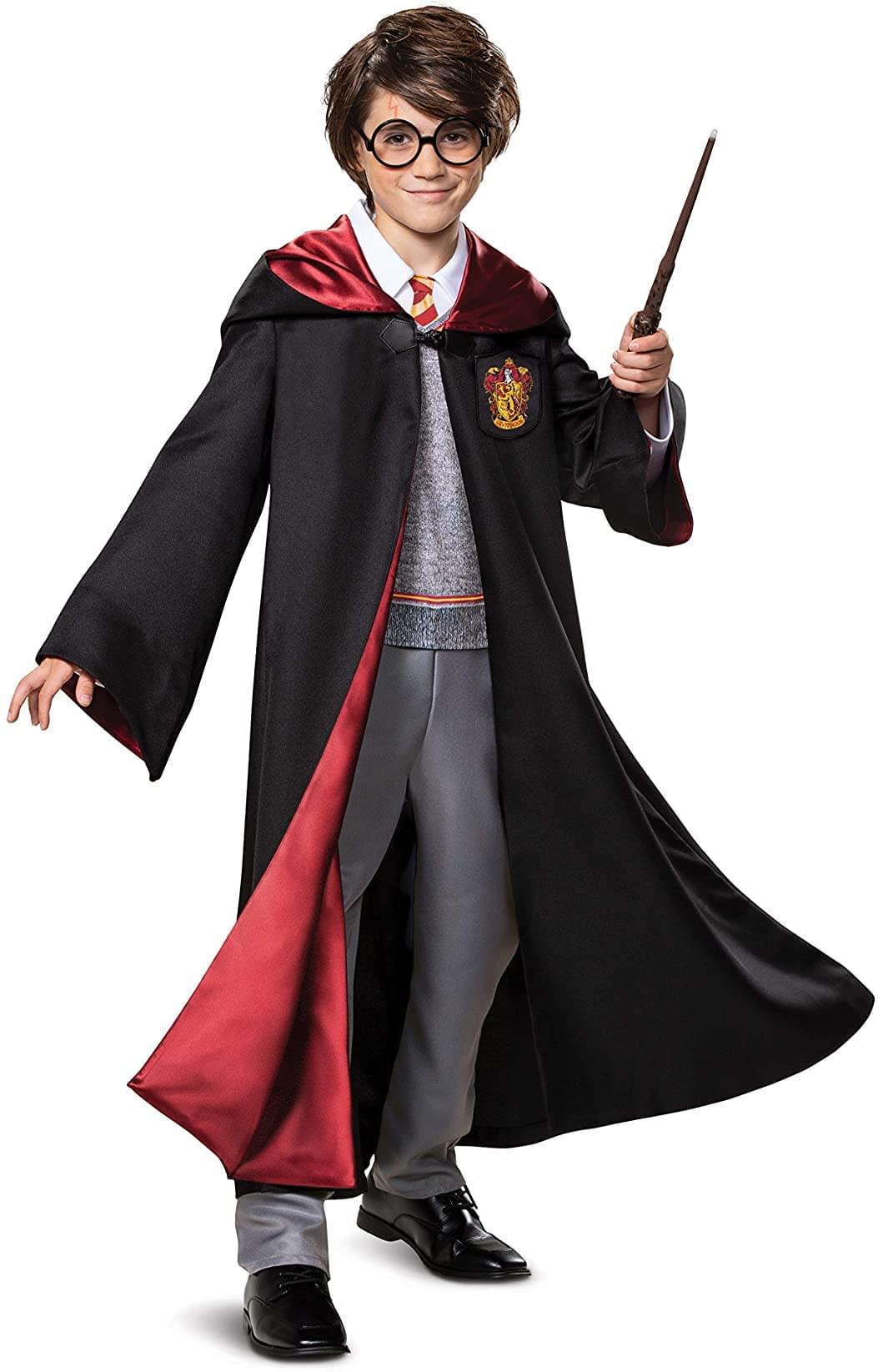 Harry Potter Prestige Hooded Robe and Jumpsuit Child Costume | Medium (7-8)