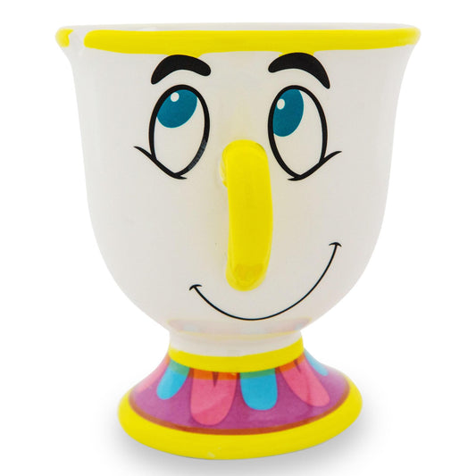 Disney Beauty and the Beast Chip 3D Sculpted Ceramic Mug | Holds 18 Ounces