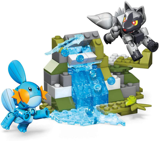 Mega Construx Pokémon Battle Pack | Mudkip VS. Poochyena