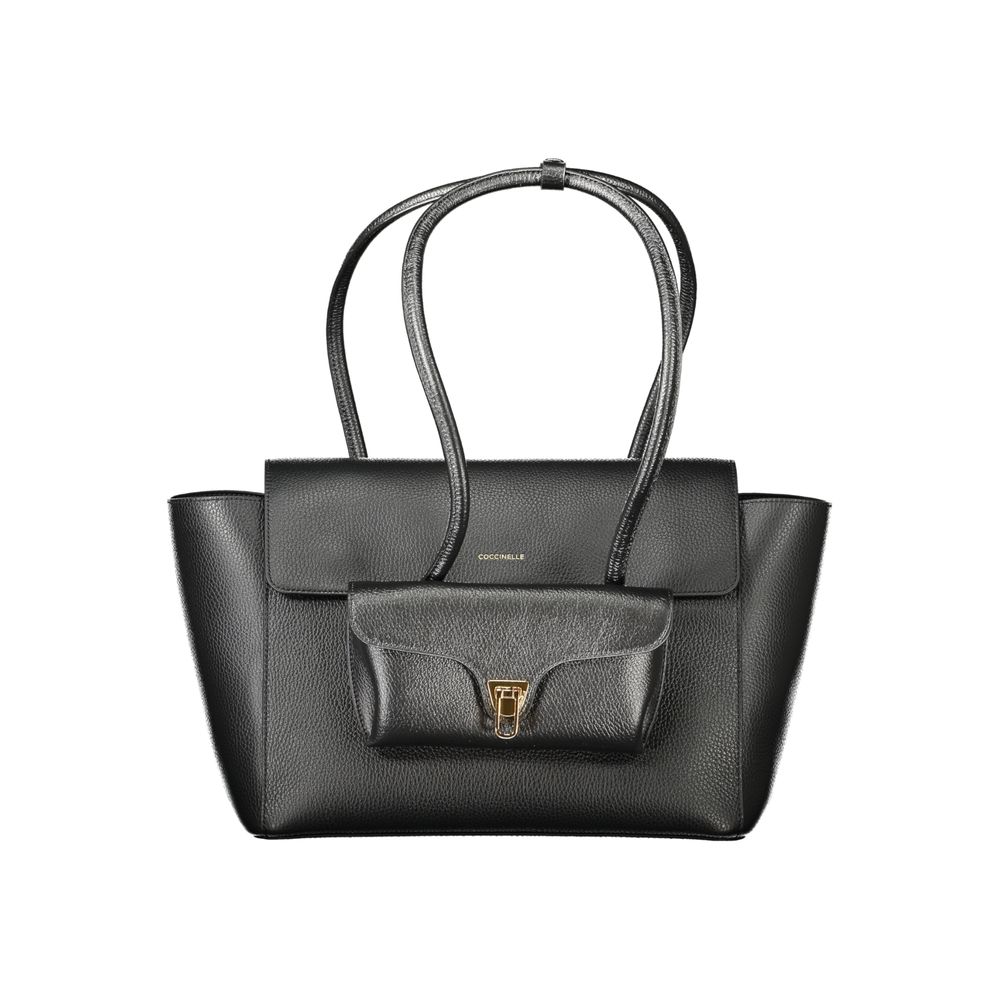 Black Leather Women Handbag