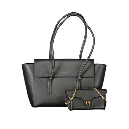 Black Leather Women Handbag