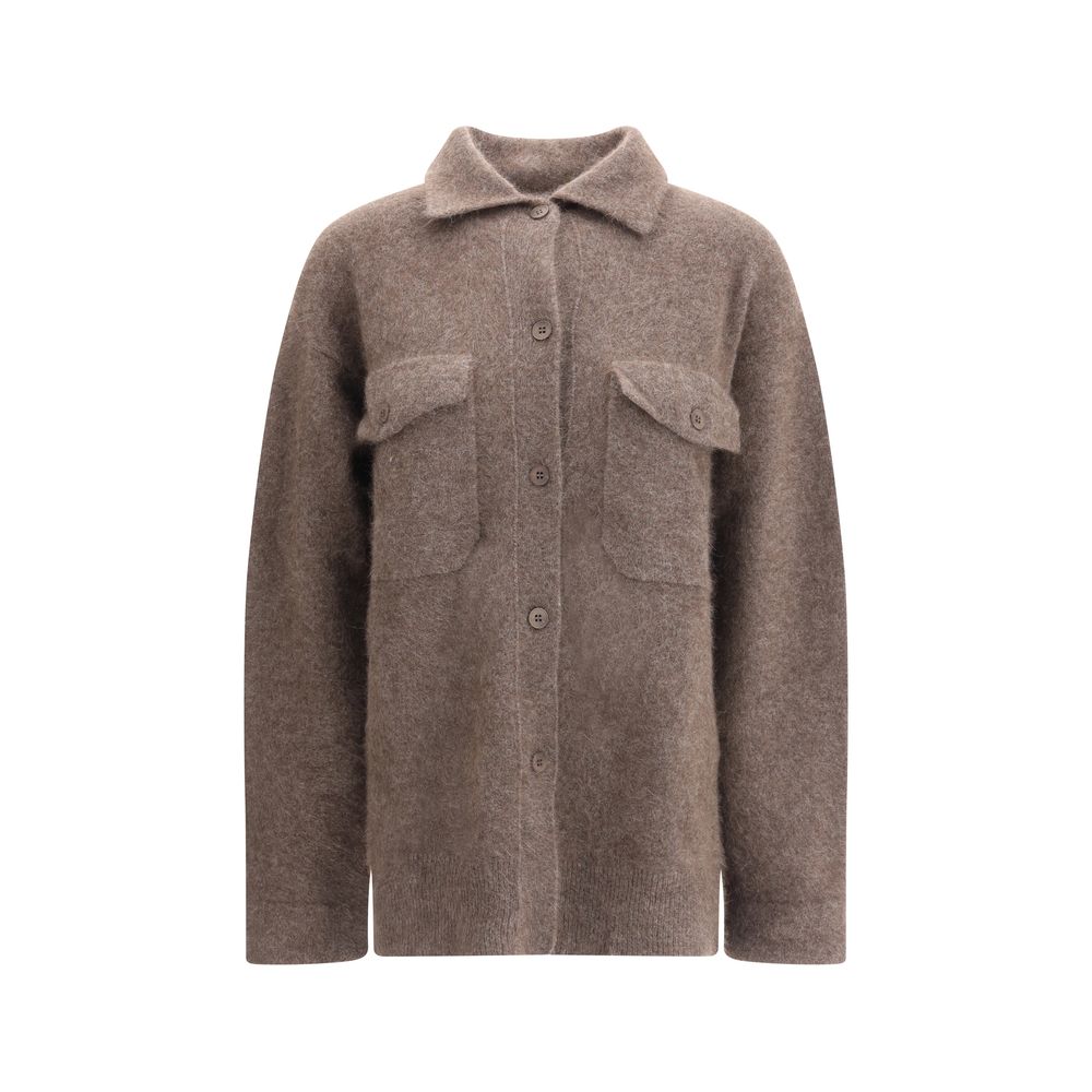 Cardigan with classic collar