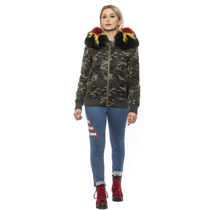 Army Polyamide Women Bomber Jacket