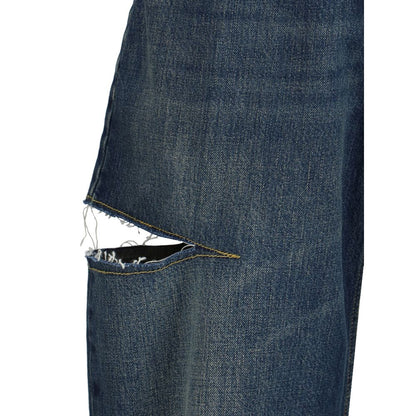 Denim Jeans with Cut-Out Detail