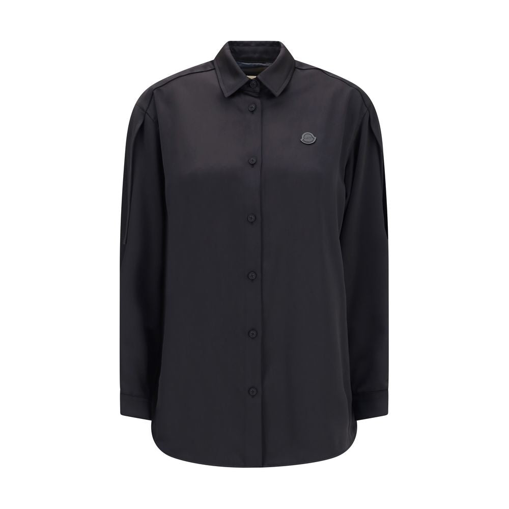Shirt in Technical Polyester Satin Moncler x EE72 collection by Edward Enninful