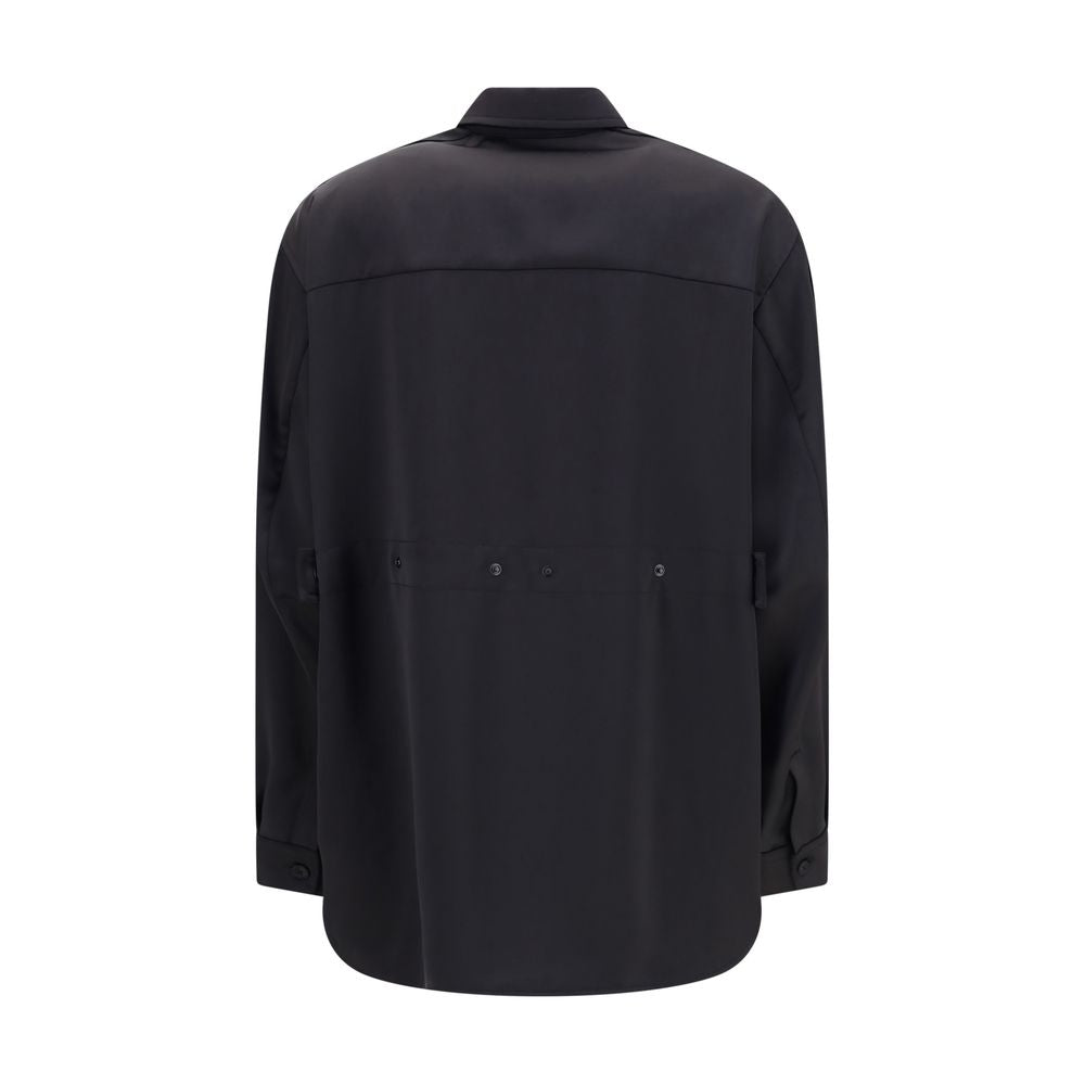 Shirt in Technical Polyester Satin Moncler x EE72 collection by Edward Enninful