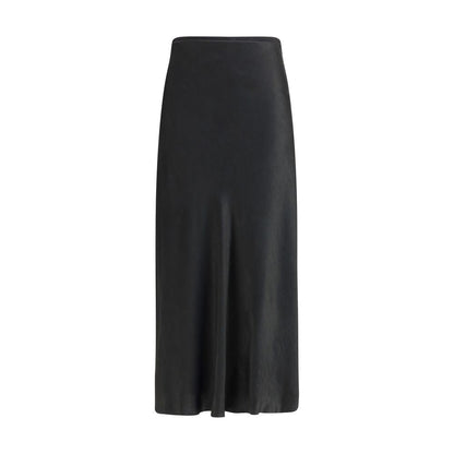 Satin Midi Skirt