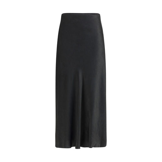 Satin Midi Skirt