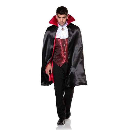 Vampire Cape & Vest Adult Costume Set | Standard