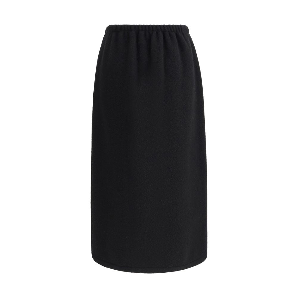Fleece wrap Skirt in pure Wool